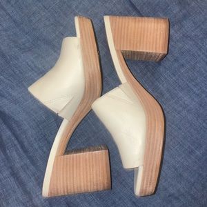 Steve Madden Platform Mule Heels Size 8 - worn twice!! Offers welcome!